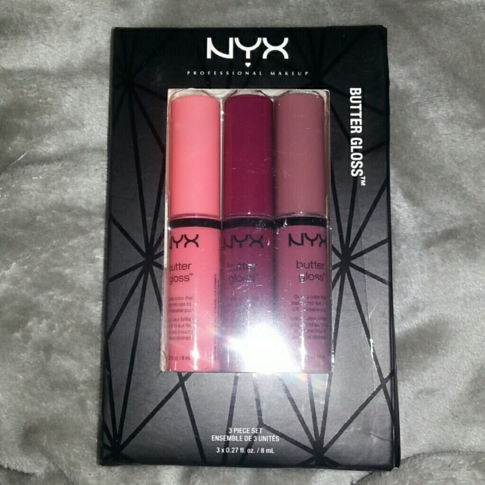NYX BUTTER GLOSS 3PC